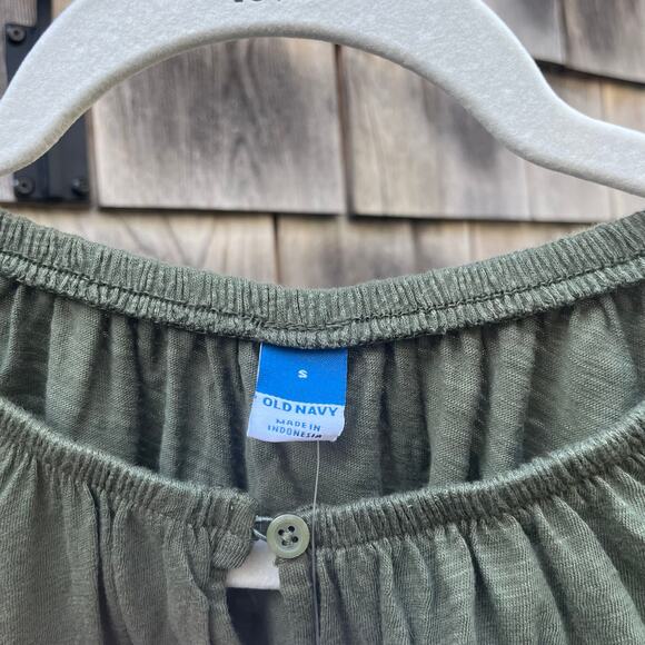 Old Navy NWT Peasant Blouse, Green, Small - Picture 4 of 6